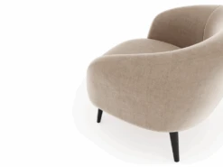 Fauteuil Tissu Velours Beige Taupe 13 Fauteuil Tissu Velours Beige Taupe -Meubles Soldes Boutique fauteuil 22249657