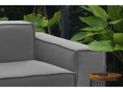 Chaise Longue Dciurri, Chaise Longue, 100% Made In Italy, Fauteuil Relax En Tissu Rembourré, Cm 140x95h70, Gris -Meubles Soldes Boutique fauteuil 22934449