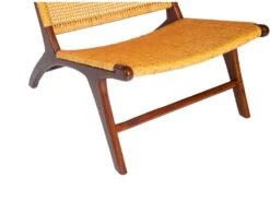 Fauteuil WAIPU En Teck Et Rotin Tressé -Meubles Soldes Boutique fauteuil 3159237