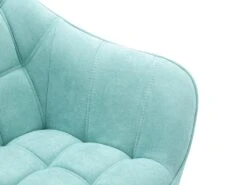 Fauteuil En Tissu Vert D'eau CASERTA -Meubles Soldes Boutique fauteuil 492061