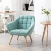 Fauteuil En Tissu Vert D'eau CASERTA 2 Fauteuil En Tissu Vert D'eau CASERTA -Meubles Soldes Boutique fauteuil 492065