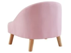 Fauteuil Pour Enfant En Tissu 100% Coton MAGGIE - Rose Pastel -Meubles Soldes Boutique fauteuil 578501
