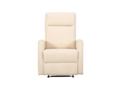 Fauteuil Relax En Tissu Crème PRODA -Meubles Soldes Boutique fauteuil 6792351