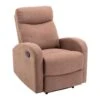 Fauteuil Relax En Tissu Marron EVELYN 2 Fauteuil Relax En Tissu Marron EVELYN -Meubles Soldes Boutique fauteuil 7026267