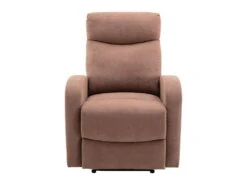 Fauteuil Relax En Tissu Marron EVELYN 13 Fauteuil Relax En Tissu Marron EVELYN -Meubles Soldes Boutique fauteuil 7026277