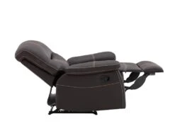 Fauteuil Relax En Simili Marron CANBY 16 Fauteuil Relax En Simili Marron CANBY -Meubles Soldes Boutique fauteuil 7256865