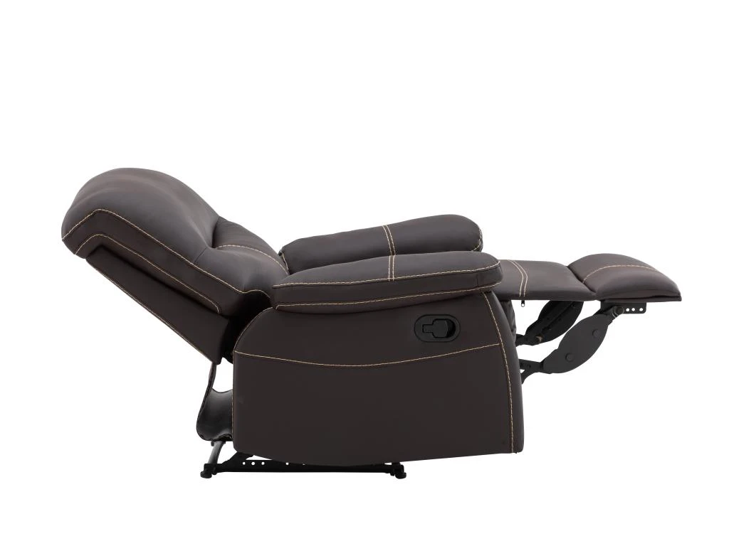 Fauteuil Relax En Simili Marron CANBY 8 Fauteuil Relax En Simili Marron CANBY â Image 6