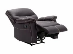 Fauteuil Relax En Simili Marron CANBY 15 Fauteuil Relax En Simili Marron CANBY -Meubles Soldes Boutique fauteuil 7287657