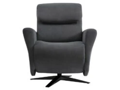 GALAXIE - Fauteuil Relax Electrique Tissu Gris Foncé -Meubles Soldes Boutique fauteuil 9165445