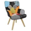 Fauteuil Enfant H67 Cm Patchwork Helsinki - Multicolore -Meubles Soldes Boutique fauteuil 9173189