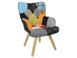 Fauteuil Enfant H67 Cm Patchwork Helsinki - Multicolore