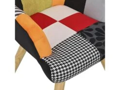 Fauteuil Enfant H67 Cm Patchwork Helsinki - Multicolore -Meubles Soldes Boutique fauteuil 9173193
