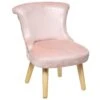 Fauteuil Pour Enfant En Velours Rose Pailleté Et Pieds En Bois De Pin -Meubles Soldes Boutique fauteuil 9173763