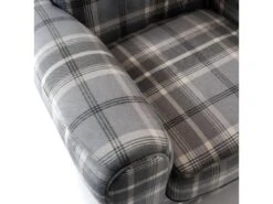 Fauteuil Club Tartan Gris 9 Fauteuil Club Tartan Gris -Meubles Soldes Boutique fauteuil 9318189