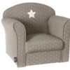 Fauteuil Classique Pour Enfant Taupe, L 50 X P 39 X H 44 Cm -Meubles Soldes Boutique fauteuil 9998799