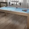 Table Transformable - Billard & Ping-pong BALTHAZAR - 213*112*81.5cm - Bleu -Meubles Soldes Boutique jeux interieur 18634857