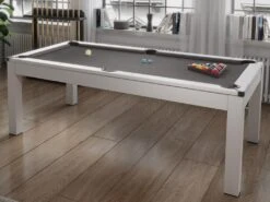 Table Transformable Blanche - Billard & Ping-pong - L182 X L102 X H80 Cm - HENK