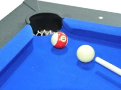 Table Transformable Noire - Billard & Ping-pong - L182 X L102 X H80 Cm - SOUSA -Meubles Soldes Boutique jeux interieur 504567