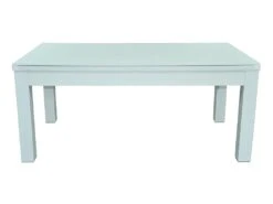 Table Transformable Blanche - Billard & Ping-pong - L182 X L102 X H80 Cm - HENK -Meubles Soldes Boutique jeux interieur 504601