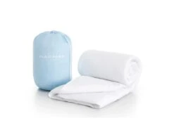 Couette Polyester Effet Duvet 300 Gr/m2 140x200 Cm Blanc -Meubles Soldes Boutique linge de lit 14004037