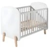 Lit Bébé 60x120 Sommier Inclus Kiddy - Blanc 1 Lit Bébé 60x120 Sommier Inclus Kiddy - Blanc -Meubles Soldes Boutique meuble bebe 11916549