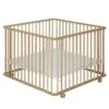 Parc Bébé Pliant Carré Helio Bois 100x100 Cm -Meubles Soldes Boutique meuble bebe 13069487