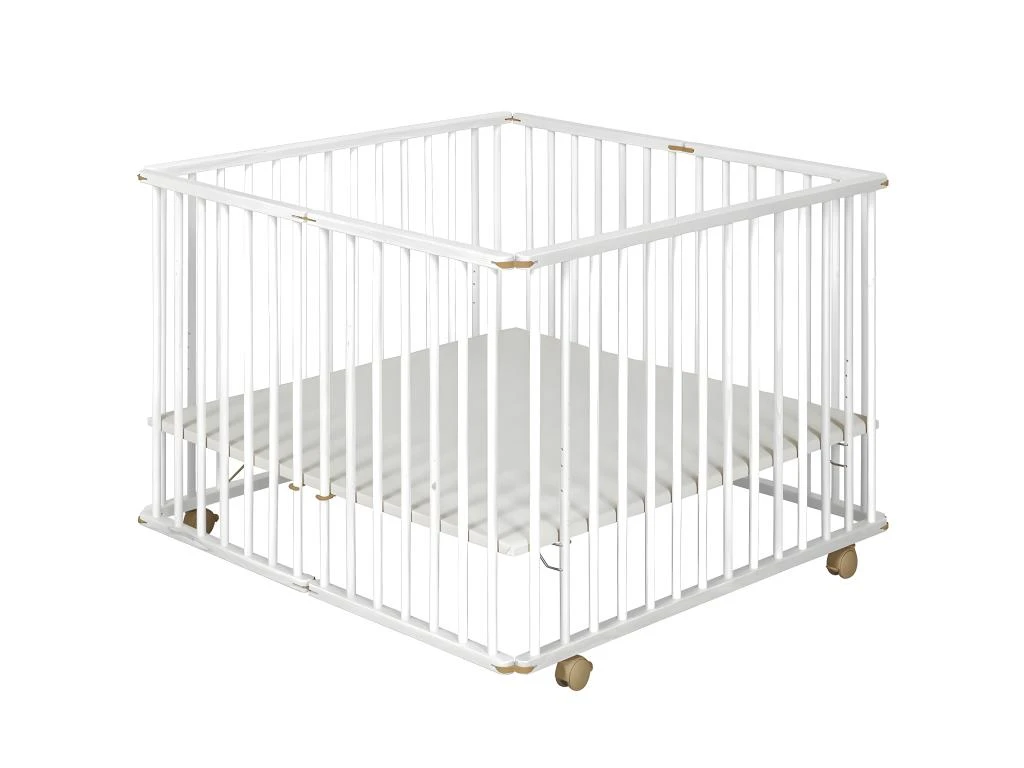 Parc Bébé Pliant Carré Helio Blanc 100x100 Cm 3 Parc Bébé Pliant Carré Helio Blanc 100x100 Cm