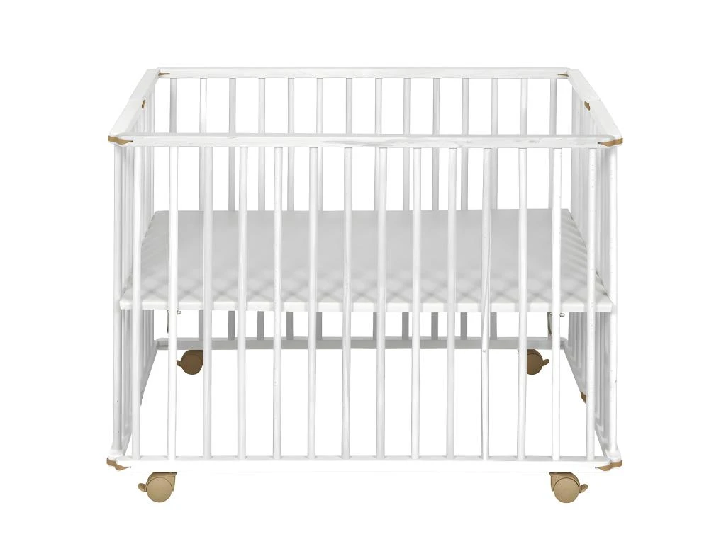 Parc Bébé Pliant Carré Helio Blanc 100x100 Cm 6 Parc Bébé Pliant Carré Helio Blanc 100x100 Cm – Image 4