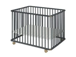 Parc Bébé Pliant Helio Gris 75x100 Cm