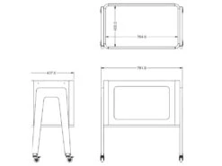 Berceau Cododo Modulable Andréa Blanc 40x70 Cm 9 Berceau Cododo Modulable Andréa Blanc 40x70 Cm -Meubles Soldes Boutique meuble bebe 14639217