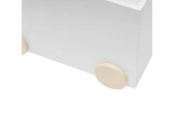 Chariot De Jeu Malle MDF Blanche Avec Corde Pour Chambre D'Enfant -Meubles Soldes Boutique meuble bebe 16738655