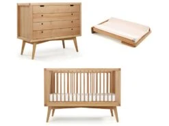 Mini Chambre Bébé Marley Bois 70x140 Cm