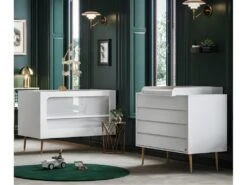 Lit Bébé Bosque Blanc -Meubles Soldes Boutique meuble bebe 18364645