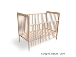 Lit Bébé - 100% Nature - Coulissant - 60*120 Cm