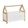 Coffre De Rangement Enfant Maison En Bois Blanc Et Naturel 59 X 30 Cm -Meubles Soldes Boutique meuble bebe 19802067