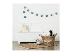 2 En 1 Banc Avec Dossier Et Coffre à Jouets En Bois Blanc -Meubles Soldes Boutique meuble bebe 19802097