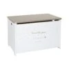 Coffre à Jouets 58 Cm Blanc Et Doré Atmosphera - Or 1 Coffre à Jouets 58 Cm Blanc Et Doré Atmosphera - Or -Meubles Soldes Boutique meuble bebe 19802101