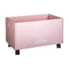 Coffre De Rangement Sur Roues Coffre à Jouets Rose -Meubles Soldes Boutique meuble bebe 19805069
