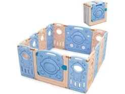 Parc Pliable Pour Bébé 6 à 36 Mois 14 Panneaux Modulable Aire D'activités