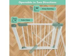 Barrière De Sécurité Pour Bébé/Animaux Longueur Extensible 76-82,5cm -Meubles Soldes Boutique meuble bebe 22021189