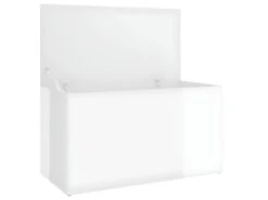 Coffre De Rangement Blanc Brillant 84x42x46cm Bois D'ingénierie 18 Coffre De Rangement Blanc Brillant 84x42x46cm Bois D'ingénierie -Meubles Soldes Boutique meuble bebe 22056491