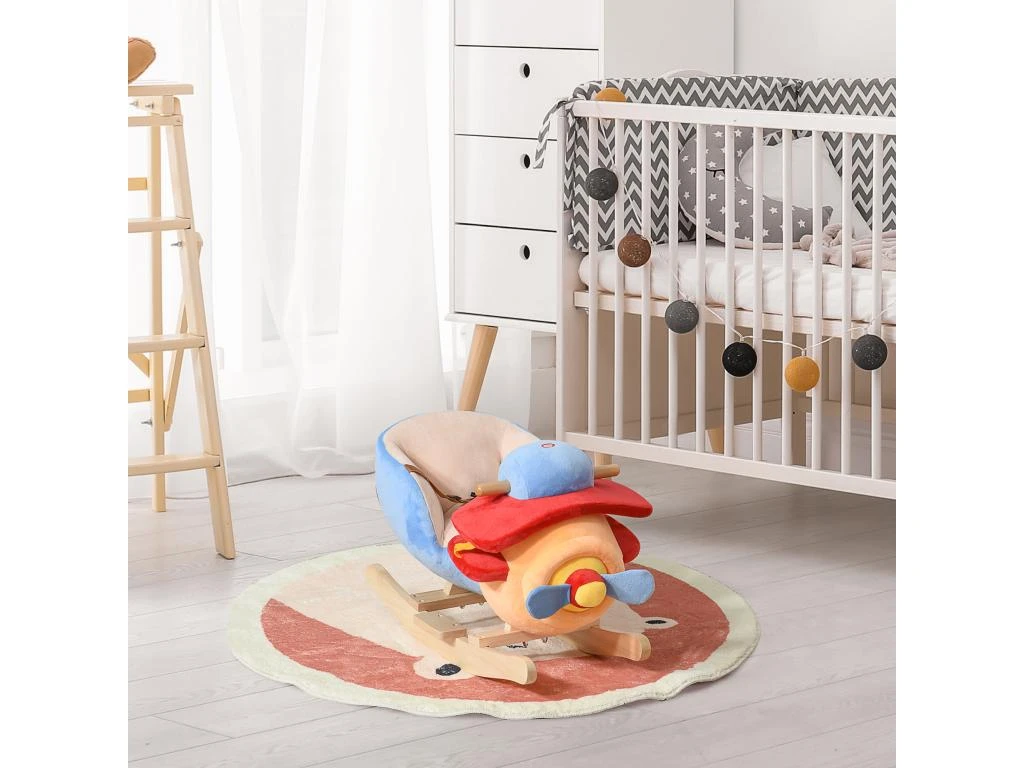 Jouet à Bascule Modèle Avion Ceinture De Sécurité Fonction Musicale 32 Pistes 3 Jouet à Bascule Modèle Avion Ceinture De Sécurité Fonction Musicale 32 Pistes