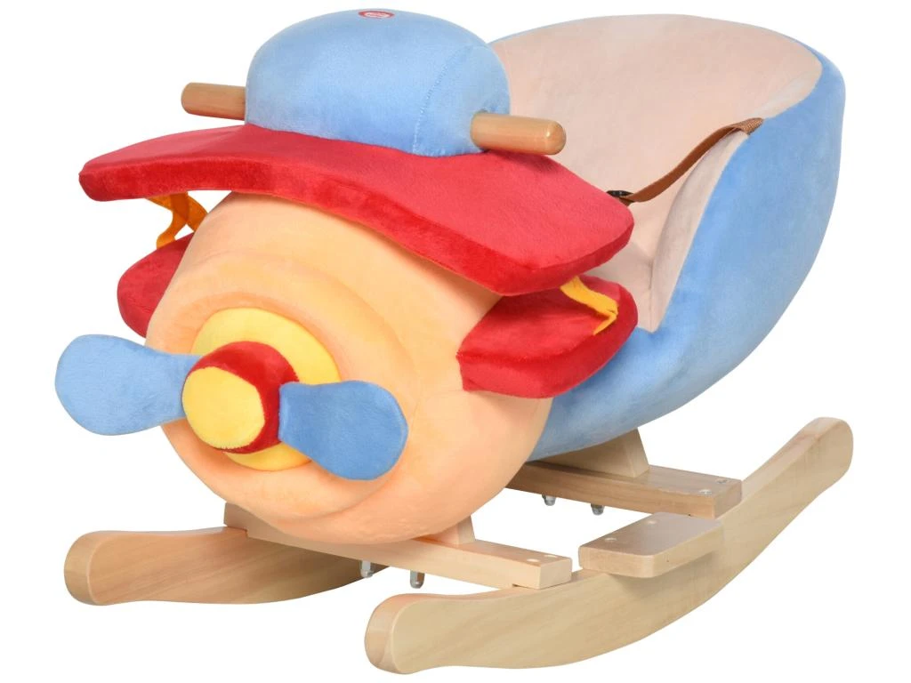 Jouet à Bascule Modèle Avion Ceinture De Sécurité Fonction Musicale 32 Pistes 4 Jouet à Bascule Modèle Avion Ceinture De Sécurité Fonction Musicale 32 Pistes – Image 2