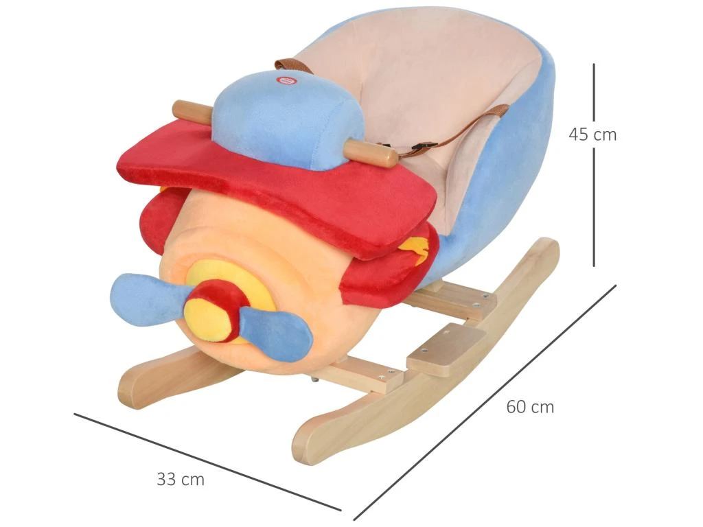 Jouet à Bascule Modèle Avion Ceinture De Sécurité Fonction Musicale 32 Pistes 5 Jouet à Bascule Modèle Avion Ceinture De Sécurité Fonction Musicale 32 Pistes – Image 3