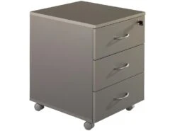 Caisson De Bureau 3 Tiroirs Alu