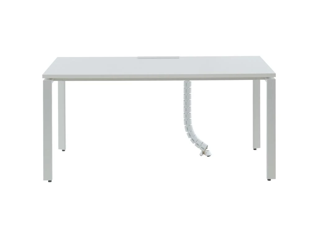 Bureau Professionnel 1 Personne - Blanc - L160 Cm - DOWNTOWN 5 Bureau Professionnel 1 Personne - Blanc - L160 Cm - DOWNTOWN â Image 3