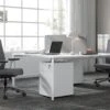 Bureau Bench 2 Personnes - Blanc - L140 Cm - Avec Séparateur - DOWNTOWN 1 Bureau Bench 2 Personnes - Blanc - L140 Cm - Avec Séparateur - DOWNTOWN -Meubles Soldes Boutique meuble bureau 10899413