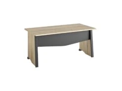 Bureau Simple Bois/Noir Taille M - HUGUES