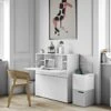 Bureau FOCUS - Blanc Laqué - TEMAHOME -Meubles Soldes Boutique meuble bureau 12515457