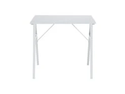 Table D'ordinateur Pour PC En Bois Acier Blanc De Style Moderne -Meubles Soldes Boutique meuble bureau 12520045